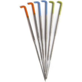 Sample Pack of 6 Precision Felting Needles for Wool, Essential Tools for Beginner to Expert, German Made, High Carbon Steel, Color Coded, Gauges 36 Star, 38 Star, and 40 Spiral