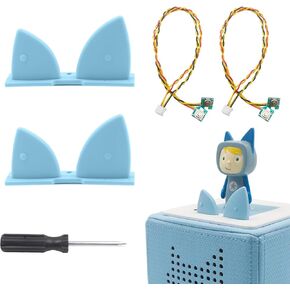 قطعتان من كابلات استبدال أزرار الأذن من GLASSVIO مع مفك براغي لأزرار التحكم في مستوى الصوت Toniebox، ملحقات إصلاح كابل الأذن البديل المتوافق مع أزرار الأذن Toniebox in Kuwait