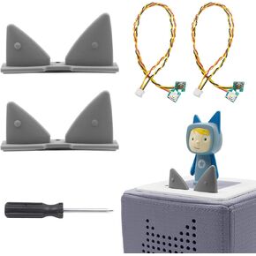 قطعتان من كابلات استبدال أزرار الأذن من GLASSVIO مع مفك براغي لأزرار التحكم في مستوى الصوت Toniebox، ملحقات إصلاح كابل الأذن البديل المتوافق مع أزرار الأذن Toniebox in Kuwait