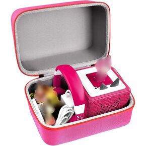 حافظة متوافقة مع مجموعة Toniebox Audio Player Starter لشخصيات Tonies Figures، حامل حقيبة تخزين مناسب لمحطة الشحن وسماعات الرأس والمزيد من الملحقات للأطفال - أزرق (الصندوق فقط)