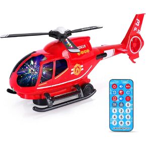 ele ELEOPTION Airplane Toy with Infrared Remote Control Plane Toys Helicopter with Lights and Music for 3 4 5 6 7 8 Year Old Boys Girls Gift White in Kuwait