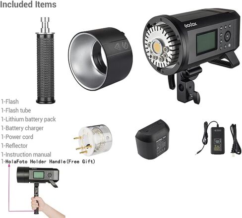 Godox AD600 Pro Godox AD600Pro Godox Flash لكاميرا Canon، مع مشغل فلاش Godox XProII-C، نظام X لاسلكي مدمج Godox 2.4G، فلاش خارجي 600Ws TTL مع بطارية ليثيوم أيون HSS 1/8000s ضوء ستروب in Saudi Arabia