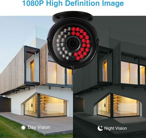 كاميرا أمان خارجية Lifoarey 5MP HD إضافية، كاميرا CCTV سلكية TVI/CVI/AHD/CVBS، تدعم مراقبة التسجيل على مدار الساعة طوال أيام الأسبوع، متوافقة مع DVR 5MP/4K، مقاومة للطقس، غلاف معدني، رؤية ليلية 75 قدم in Kuwait