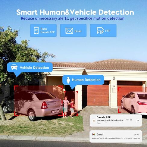 متوافق مع كاميرا Hikvision 4K PTZ 8MP بالألوان الكاملة PoE IP، عدسة تكبير بصري 5X 2.7~13.5 مم، اكتشاف الإنسان/المركبة بالذكاء الاصطناعي، رؤية ليلية ملونة بأضواء كاشفة بطول 98 قدمًا، صوت ثنائي الاتجاه، SD(512 جيجابايت)، IP67(2386IRC PTZ) in Kuwait