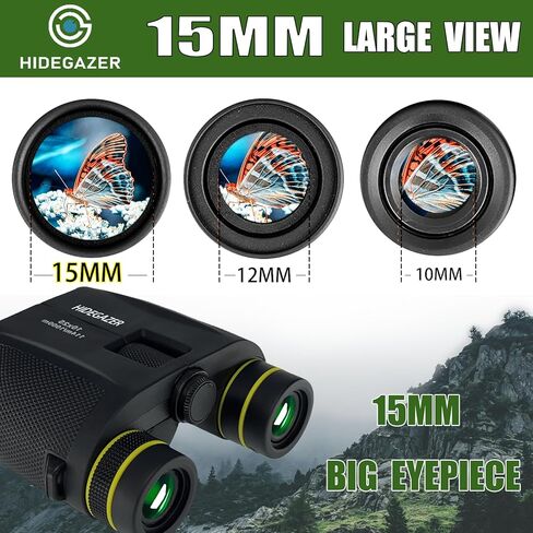 Binoculars for Adults and Kids, Compact Binoculars High Powered 10x25, Hunting Binoculars for Bird Watching Hiking Concerts Sports, Night Vision binoculares de Largo alcance Vision nocturna in Kuwait