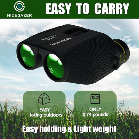Binoculars for Adults and Kids, Compact Binoculars High Powered 10x25, Hunting Binoculars for Bird Watching Hiking Concerts Sports, Night Vision binoculares de Largo alcance Vision nocturna in Kuwait