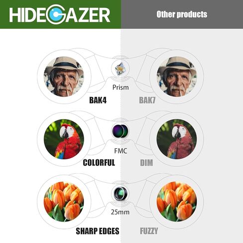 Binoculars for Adults and Kids, Compact Binoculars High Powered 10x25, Hunting Binoculars for Bird Watching Hiking Concerts Sports, Night Vision binoculares de Largo alcance Vision nocturna in Kuwait