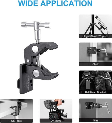 FOMITO V Mount Battery Plate V Mount Adapter V-Lock (Male) Clamp Release Plate VK-05 for V-Mount Power Adapter in Saudi Arabia