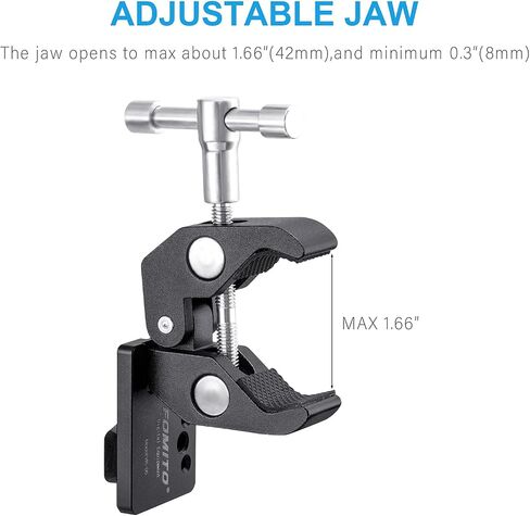 FOMITO V Mount Battery Plate V Mount Adapter V-Lock (Male) Clamp Release Plate VK-05 for V-Mount Power Adapter in Saudi Arabia