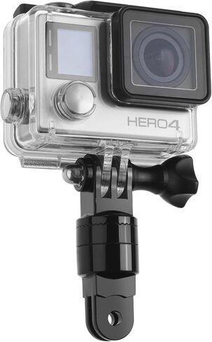 2 pcs 360 Degree Gopro Swivel Mount Rotating Adapter for All Gopro Hero 7 6 5 4 3 /Gopro Session 8.0/ Gopro Session 5 4 /Gopro Fusion in Saudi Arabia