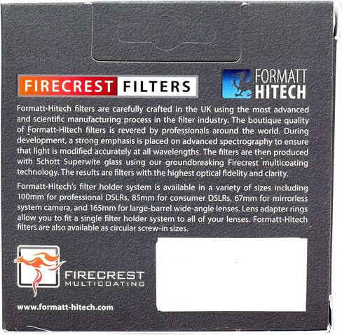 Firecrest ND 52mm Neutral density ND 2.7 (9 Stops) Filter for photo, video, broadcast and cinema production in Saudi Arabia