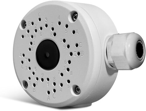 《Aluminum Waterproof》Junction Box for Security Camera Cable Hide Universal Junction Box for Camera Durable Housing for Outdoor Indoor Surveillance Camera System in Kuwait