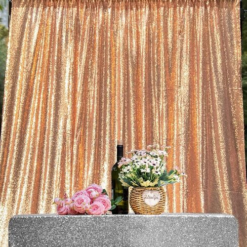 JYFLZQ Silver Sequin Backdrop Curtains for Party 10ft x 10ft 1Panel | Glitter Backdrop, Sparkly Backgrounds Drapes for Birthday, Graduations, Special Events Decorations, Party Photo Booth Props in Saudi Arabia
