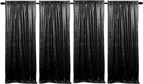 JYFLZQ Silver Sequin Backdrop Curtains 2ft x 8ft 2 Panel Glitter Photo Booth Backdrops Sparkly Photography Background Drapes for Parties Wedding Bridal Showers in Saudi Arabia