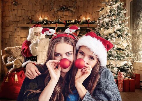 SJOLOON Christmas Backdrop Fireplace Santa Claus Christmas Tree for Christmas Theme Party Decoration Banner Photoshoot Studio Props 11730 (8x6FT) in Saudi Arabia