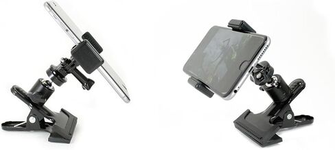 ليفيستريم® نظام تثبيت الهاتف ذو الرأس الكروي: يتضمن مشبك معدني ومحول ثلاثي القوائم ومحول برغي ومشبك حامل للهاتف الذكي. قم بتثبيت هاتفك على أي شيء، أو استخدمه مع كاميرا الحركة الرياضية. in Kuwait