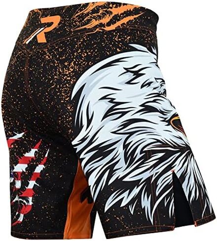 ROAR-INT MMA Fight Shorts Grappling Kickboxing Muay Thai Shorts BJJ Gym Training Running Athletic Wrestling Shorts in Kuwait