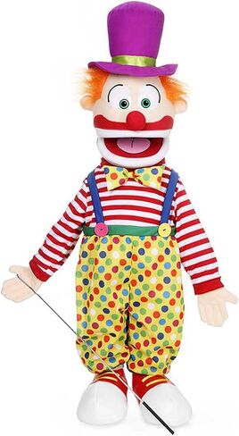 25" Clown w/Hat, Full Body, Ventriloquist Style Puppet in Saudi Arabia