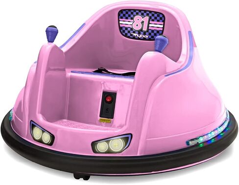 سيارة ممتص الصدمات Flybar FunPark 6V للأطفال الصغار، سيارة ممتصة للصدمات للأطفال، سيارة كهربائية للأطفال الصغار، سيارة ممتصة للصدمات للأطفال، للأعمار من 1.5 إلى 4 سنوات، أضواء LED، تدور 360 درجة، تدعم ما يصل إلى 66 رطلاً (بدون جهاز تحكم عن بعد) in Kuwait