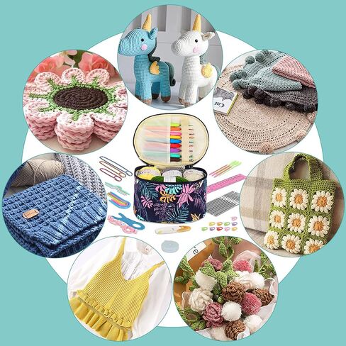 Aeelike Crochet Kit for Beginners- Ideal DIY Craft Gift for Women, Pink in Kuwait