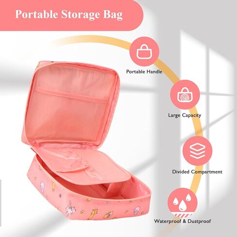 مجموعة كروشيه للمبتدئين البالغين، 90 قطعة من مجموعات الكروشيه مع ملحقات غزل الحياكة، حقيبة كروشيه، مجموعة أدوات كروشيه محمولة للمبتدئين والأطفال، خطافات كروشيه مريحة، لوازم أدوات حياكة للسفر in Kuwait