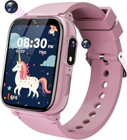 Kids Watch for Boys Toys Age 6-8, HD Touchscreen Dual Cameras Smart Watch for Kids Boys Ages 5-7, Kids Toys with 26 Games Learn Card Audio Story for 6 7 8 9 10 Year Old Boys Birthday Gifts in Kuwait