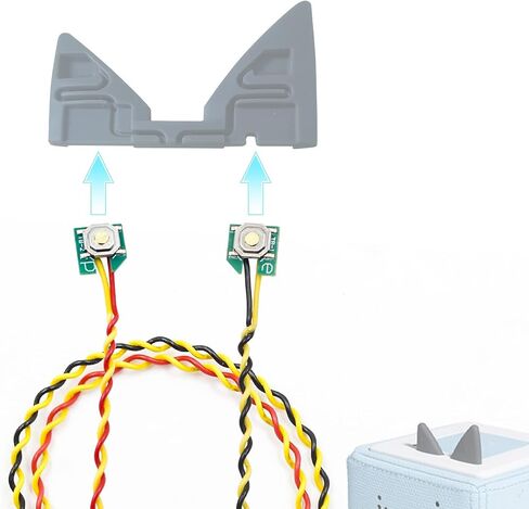 2pcs Volume Button Cable with Screwdriver for Toniebox Ear Buttons (Cable Only), Volume Control Button Repair Accessories Cable Compatible with Toniebox in Kuwait