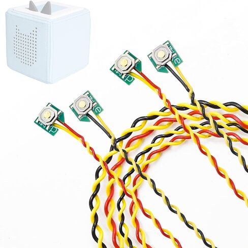 2pcs Volume Button Cable with Screwdriver for Toniebox Ear Buttons (Cable Only), Volume Control Button Repair Accessories Cable Compatible with Toniebox in Kuwait