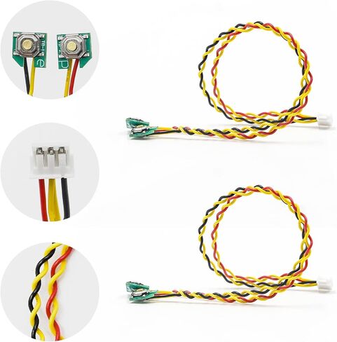 2pcs Volume Button Cable with Screwdriver for Toniebox Ear Buttons (Cable Only), Volume Control Button Repair Accessories Cable Compatible with Toniebox in Kuwait