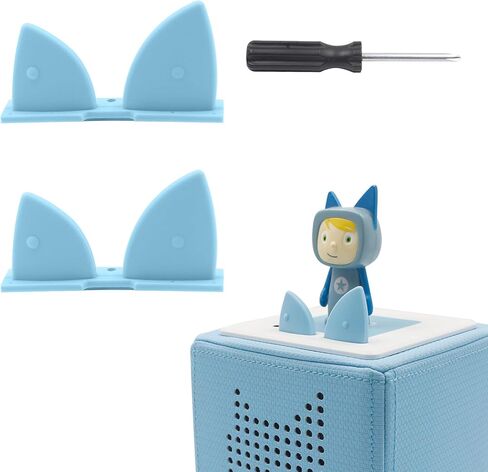 زر أذن GLASSVIO قطعتان مع مفك براغي لأزرار الأذن البديلة Toniebox، وأزرار التحكم في مستوى الصوت (الأزرار فقط)، وملحقات إصلاح الأذنين البديلة المتوافقة مع أزرار أذن Toniebox in Kuwait