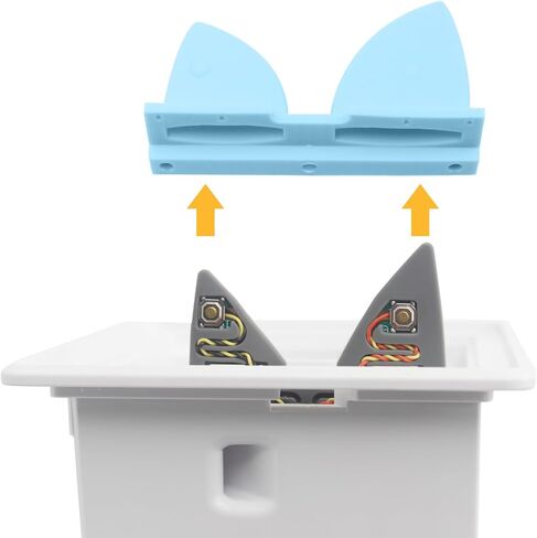 زر أذن GLASSVIO قطعتان مع مفك براغي لأزرار الأذن البديلة Toniebox، وأزرار التحكم في مستوى الصوت (الأزرار فقط)، وملحقات إصلاح الأذنين البديلة المتوافقة مع أزرار أذن Toniebox in Kuwait