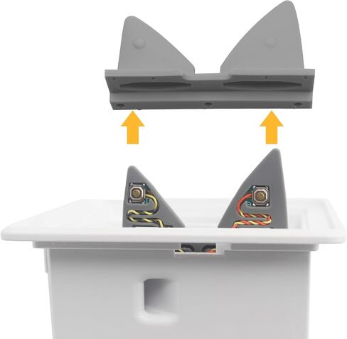 قطعتان من كابلات استبدال أزرار الأذن من GLASSVIO مع مفك براغي لأزرار التحكم في مستوى الصوت Toniebox، ملحقات إصلاح كابل الأذن البديل المتوافق مع أزرار الأذن Toniebox in Kuwait