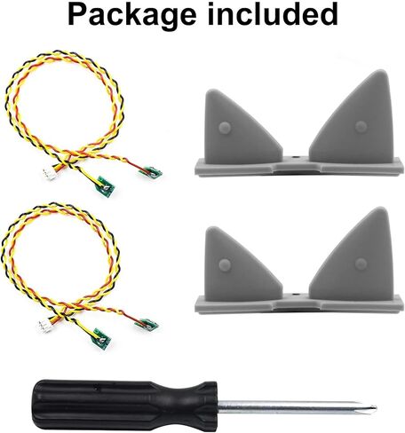 قطعتان من كابلات استبدال أزرار الأذن من GLASSVIO مع مفك براغي لأزرار التحكم في مستوى الصوت Toniebox، ملحقات إصلاح كابل الأذن البديل المتوافق مع أزرار الأذن Toniebox in Kuwait