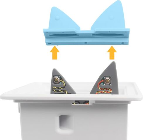 زر أذن GLASSVIO قطعتان مع مفك براغي لأزرار الأذن البديلة Toniebox، وأزرار التحكم في مستوى الصوت (الأزرار فقط)، وملحقات إصلاح الأذنين البديلة المتوافقة مع أزرار أذن Toniebox in Kuwait