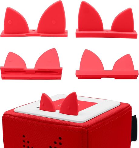 زر أذن GLASSVIO قطعتان مع مفك براغي لأزرار الأذن البديلة Toniebox، وأزرار التحكم في مستوى الصوت (الأزرار فقط)، وملحقات إصلاح الأذنين البديلة المتوافقة مع أزرار أذن Toniebox in Kuwait