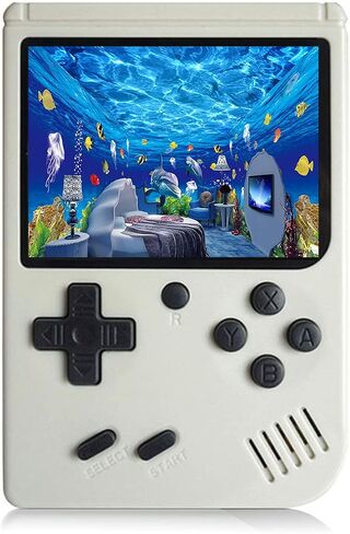 JAFATOY Retro Handheld Games Console for Kids/Adults, 168 Classic Games 8 Bit Games 3 inch Screen Video Games with AV Cable Play on TV (Yellow) in Saudi Arabia