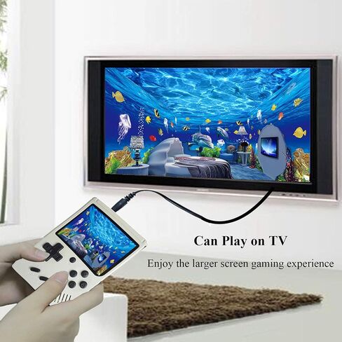JAFATOY Retro Handheld Games Console for Kids/Adults, 168 Classic Games 8 Bit Games 3 inch Screen Video Games with AV Cable Play on TV (Yellow) in Saudi Arabia