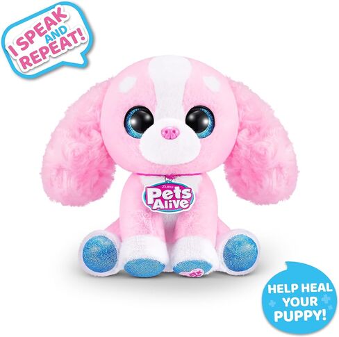 Pets Alive Pet Shop Surprise Toys by ZURU - Interactive Toys with Electronic 'Speak & Repeat', Animal Playset Puppy Gifts for Girls and Kids (Series 2) in Kuwait