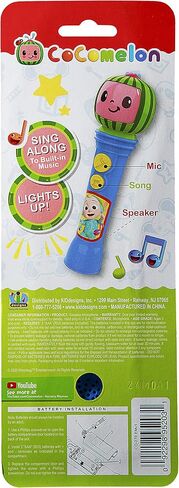 eKids CO-070, Musical Toddlers with Built Songs, Kids Microphone Designed for Fans of Cocomelon Toys and Gifts, Multicolored in Saudi Arabia