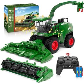 RC Combine Harvester Toy for Boys Ages 4+, Farm Harvester with Corn Head in Saudi Arabia