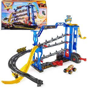 Monster Jam Garage Playset and Storage with Exclusive Grave Digger Monster Truck, Lights & Sounds, Kids Toys for Boys and Girls Ages 4-6+ in Saudi Arabia
