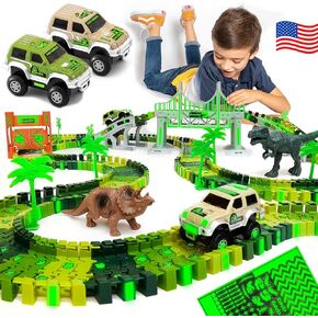 JITTERYGIT Replacement Cars for Tracks - Extra Race Car Accessories for Dinosaur Race Track & Train Toy Gift - Compatible with Most Tracks for Kids Boys and Girls (2 Jeeps Pack) in Saudi Arabia