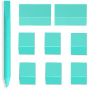 ممسحة صغيرة لطباعة الشاشة من She Love، ممسحة استنسل للشاشة ذاتية اللصق، ممسحة معجون الطباشير وعصا مطاطية مجموعة 9 قطع، أدوات طباعة الشاشة لتطبيق معجون الطباشير أو الحبر in Kuwait