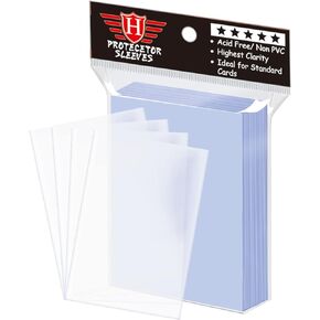 500 Counts Card Sleeves Toploaders for Trading Card, Soft Baseball Card Penny Card Sleeves Fit for Football Card, Sports Cards, MTG