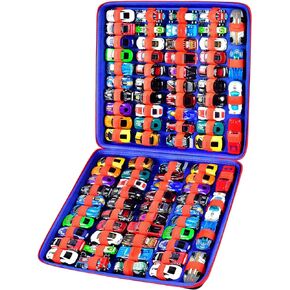 Toy Storage Organizer Case Compatible with Hot Wheels Car, Matchbox Cars, Portable Carrying Container Carrier Holder Fit for 88 Toys Car (Box Only) in Kuwait