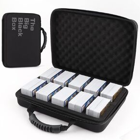 1200-2200 Card Game Case for Cards Against Humanity Game,Collectible Trading Card Storage Holder Compatible for Pokemon Cards, Sports Card and Baseball Cards,Playing Card Travel Carrying Case Fit All