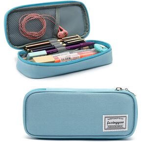 FUXINGYAO Pencil Case, Multi- Slot Pencil Pouch, Portable Pencil Bag, Pen Case for& Office(Black) in Saudi Arabia