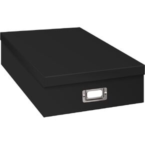 Pioneer Jumbo Scrapbook Storage Box, Black, 14.75 Inch x 13 Inch x 3.75 Inch