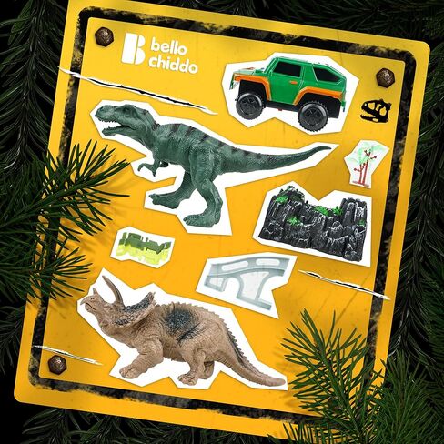 ألعاب بناء BELLOCHIDDO مسار سيارات السباق للأطفال ألعاب بناء مع مجموعة لعب مرنة لإنشاء طرق هندسية لعمر 3 4 5 6 7 8 سنوات للأولاد والبنات in Kuwait