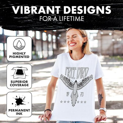 عبوة من قطعتين من حبر طباعة الشاشة القماشية باللون الاسود سعة 16 اونصة من حبر مائي عالي الشفافية لطباعة التيشيرتات والطباعة بالشاشة الحريرية من قطعتين كرييتيف نايشن in Kuwait